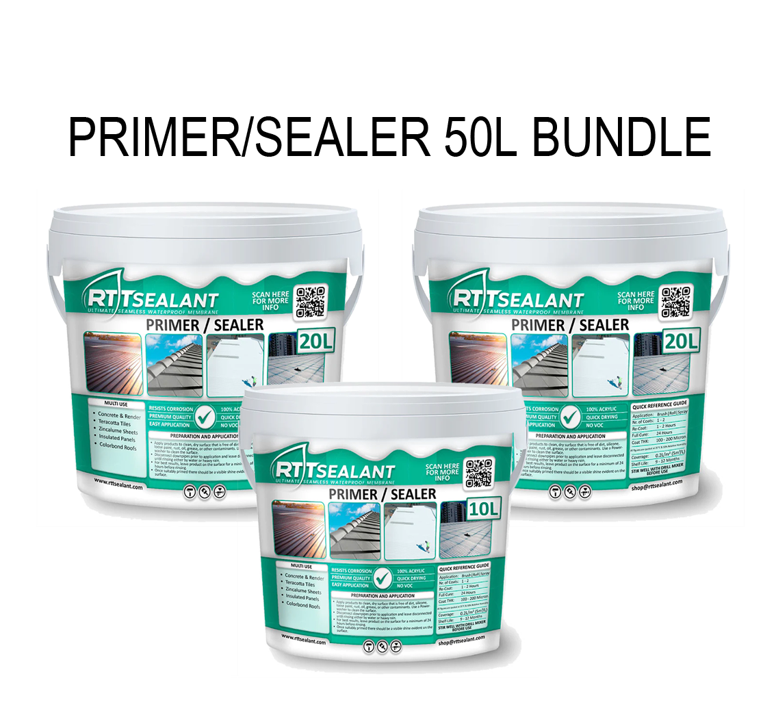 Primer / Sealer - Seals Painted Surfaces. Promotes Adhesion For Protective Top Coat. Metal Roofs, Concrete and Tiles