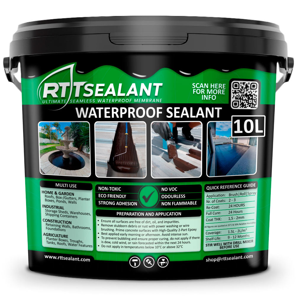 10L Bucket of RTTSealant Liquid Rubber Waterproof Sealant