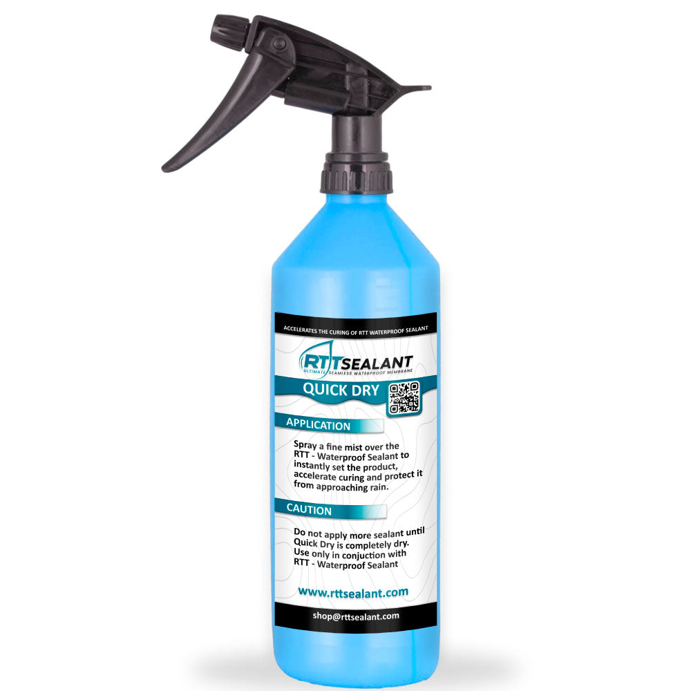 Spray bottle of RTTSealant Quick Dry